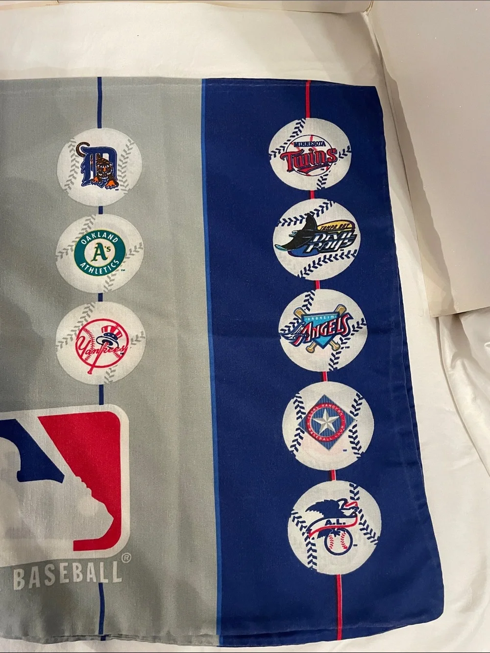 Vintage Major League Baseball 1998 Pillowcases MLB 90s